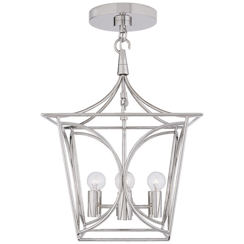 Cavanagh Four Light Mini Lantern in Polished Nickel (268|KS 5143PN)