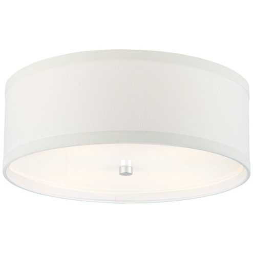 Walker Four Light Flush Mount in Burnished Silver Leaf (268|KS 4071BSL-L)