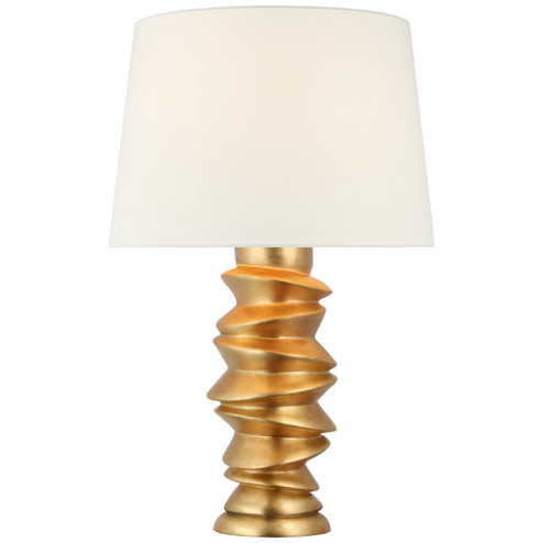 Karissa LED Table Lamp in Antique Gold Leaf (268|JN 3005AGL-L)