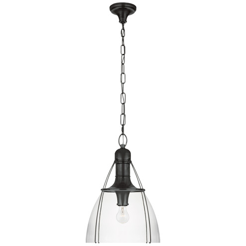 Prestwick One Light Pendant in Bronze (268|CHC 5476BZ-CG)
