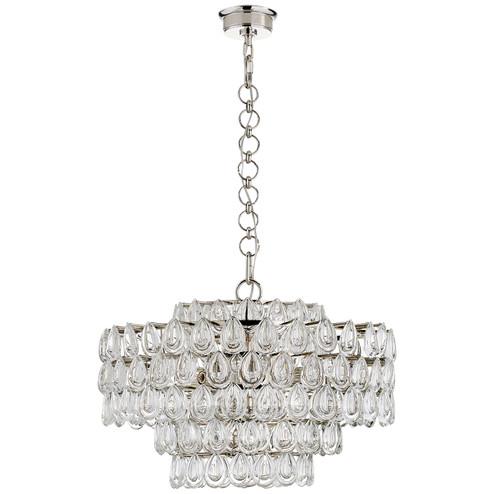 Liscia 12 Light Chandelier in Polished Nickel (268|ARN 5173PN-CG)