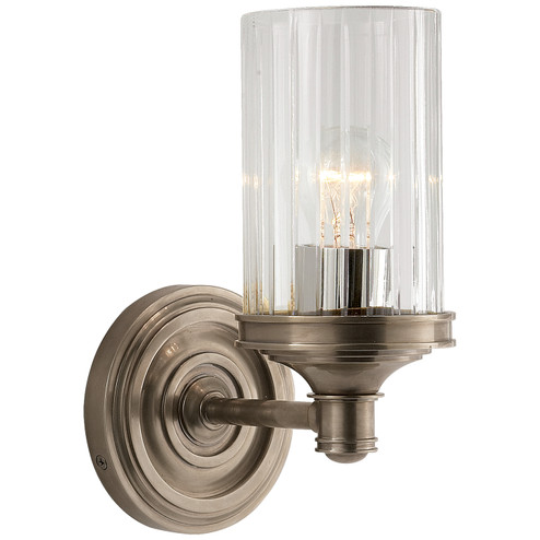 Ava One Light Wall Sconce in Antique Nickel (268|AH 2200AN-CG)