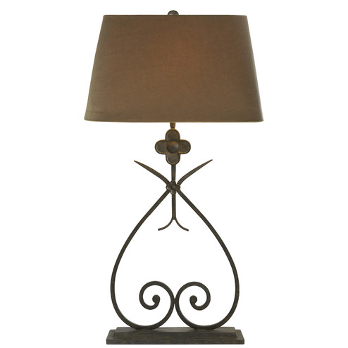 Harper One Light Table Lamp in Natural Rusted Iron (268|SK 3100NR-TL)