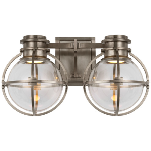 Gracie LED Wall Sconce in Antique Nickel (268|CHD 2482AN-CG)