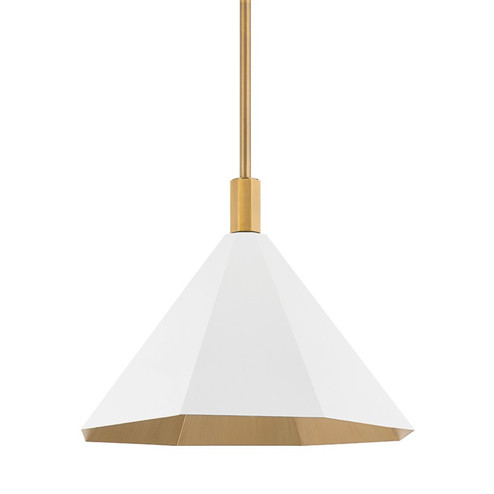 Huntley One Light Pendant in Patina Brass (67|F8322-PBR/SWH)