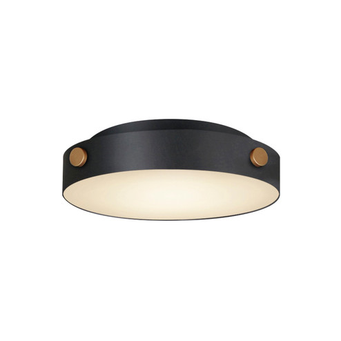 Rivet LED Flush Mount in Black / Antique Brass (16|42129BKAB)