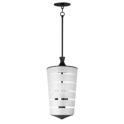 Copacabana Three Light Pendant in Black (16|12443CLFTBK)