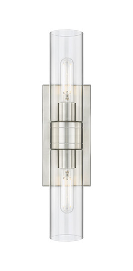 Downtown Urban LED Bath Vanity in Satin Nickel (405|617-2W-SN-G617-8CL)