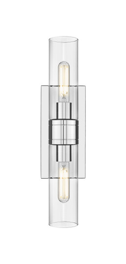 Downtown Urban LED Bath Vanity in Polished Chrome (405|617-2W-PC-G617-8CL)