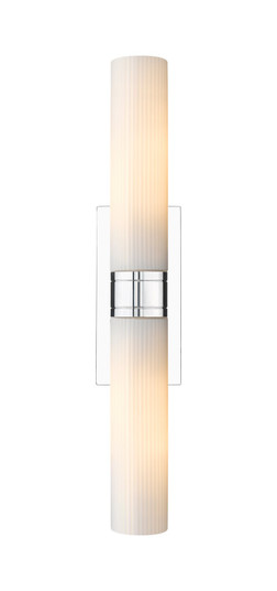 Downtown Urban Two Light Bath Vanity in Polished Chrome (405|617-2W-PC-G617-11SWH)