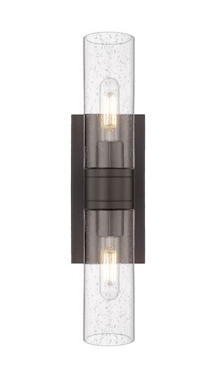 Downtown Urban Two Light Bath Vanity in Oil Rubbed Bronze (405|617-2W-OB-G617-8SDY)