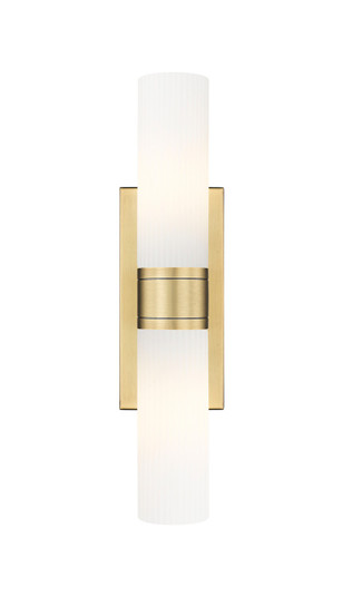 Downtown Urban LED Bath Vanity in Brushed Brass (405|617-2W-BB-G617-8SWH)