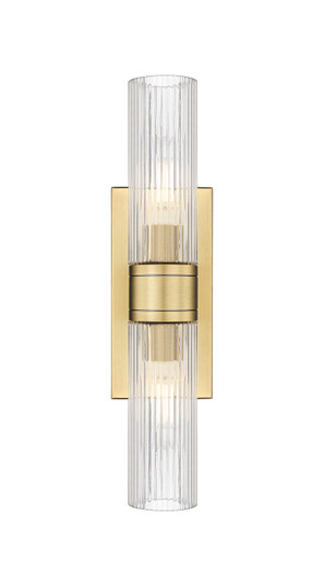 Downtown Urban LED Bath Vanity in Brushed Brass (405|617-2W-BB-G617-8SCL)