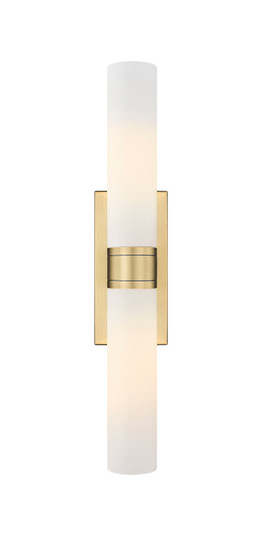 Downtown Urban LED Bath Vanity in Brushed Brass (405|617-2W-BB-G617-11WH)