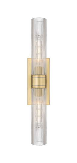 Downtown Urban LED Bath Vanity in Brushed Brass (405|617-2W-BB-G617-11SCL)
