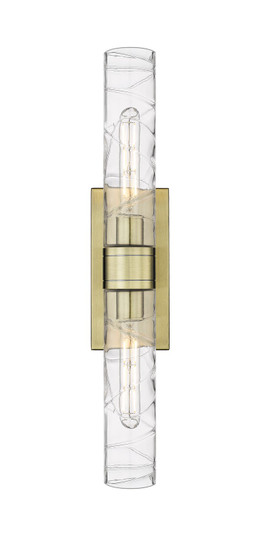 Downtown Urban Two Light Bath Vanity in Antique Brass (405|617-2W-AB-G617-11DE)