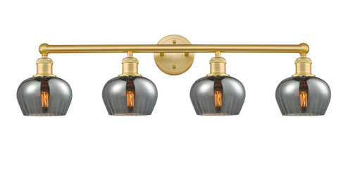 Edison Four Light Bath Vanity in Satin Gold (405|616-4W-SG-G93)