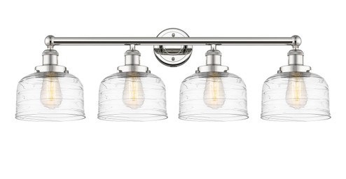 Edison Four Light Bath Vanity in Polished Nickel (405|616-4W-PN-G713)