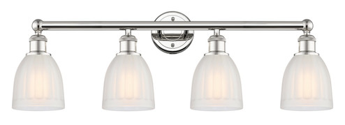 Edison Four Light Bath Vanity in Polished Nickel (405|616-4W-PN-G441)
