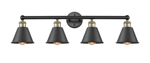 Edison LED Bath Vanity in Black Antique Brass (405|616-4W-BAB-M8-BK)