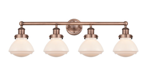 Edison Four Light Bath Vanity in Antique Copper (405|616-4W-AC-G321)