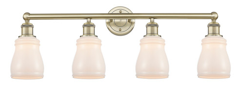 Edison Four Light Bath Vanity in Antique Brass (405|616-4W-AB-G391)