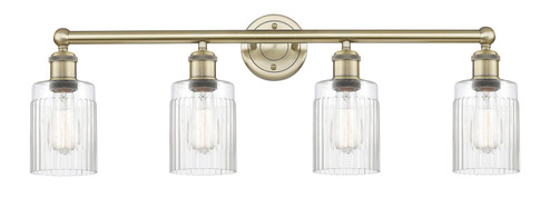Edison Four Light Bath Vanity in Antique Brass (405|616-4W-AB-G342)