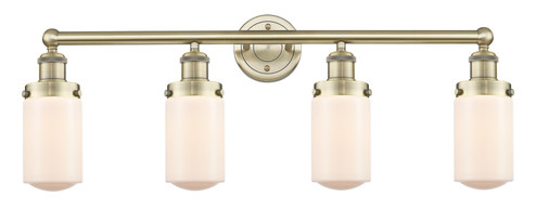 Edison Four Light Bath Vanity in Antique Brass (405|616-4W-AB-G311)