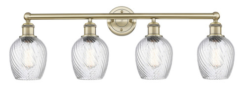 Edison Four Light Bath Vanity in Antique Brass (405|616-4W-AB-G292)