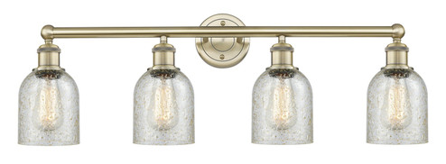 Edison Four Light Bath Vanity in Antique Brass (405|616-4W-AB-G259)