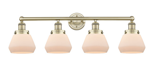 Edison Four Light Bath Vanity in Antique Brass (405|616-4W-AB-G171)