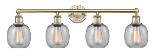 Edison Four Light Bath Vanity in Antique Brass (405|616-4W-AB-G104)