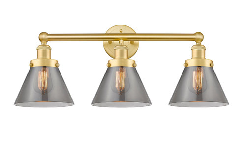 Edison Three Light Bath Vanity in Satin Gold (405|616-3W-SG-G43)
