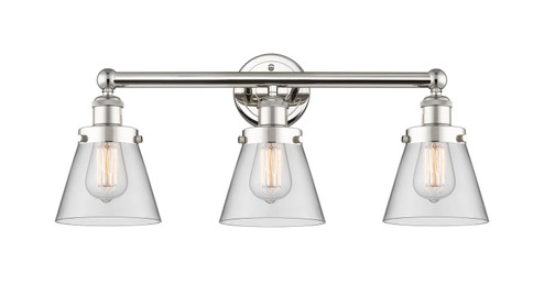 Edison Three Light Bath Vanity in Polished Nickel (405|616-3W-PN-G62)