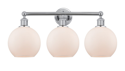 Edison Three Light Bath Vanity in Polished Chrome (405|616-3W-PC-G121-8)