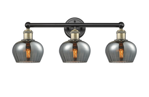 Edison Three Light Bath Vanity in Black Antique Brass (405|616-3W-BAB-G93) Edison Three Light Bath Vanity in Black Antique Brass (405|616-3W-BAB-G93)