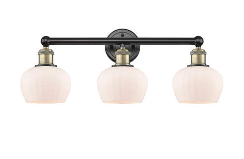 Edison Three Light Bath Vanity in Black Antique Brass (405|616-3W-BAB-G91) Edison Three Light Bath Vanity in Black Antique Brass (405|616-3W-BAB-G91)