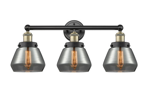 Edison Three Light Bath Vanity in Black Antique Brass (405|616-3W-BAB-G173)