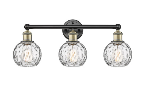 Edison Three Light Bath Vanity in Black Antique Brass (405|616-3W-BAB-G1215-6)