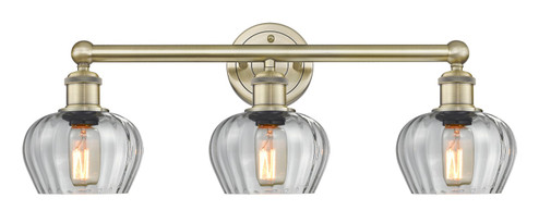 Edison Three Light Bath Vanity in Antique Brass (405|616-3W-AB-G92) Edison Three Light Bath Vanity in Antique Brass (405|616-3W-AB-G92)