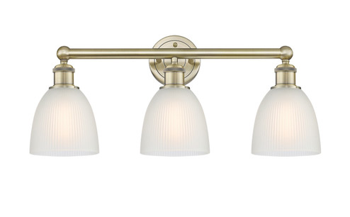 Edison Three Light Bath Vanity in Antique Brass (405|616-3W-AB-G381)