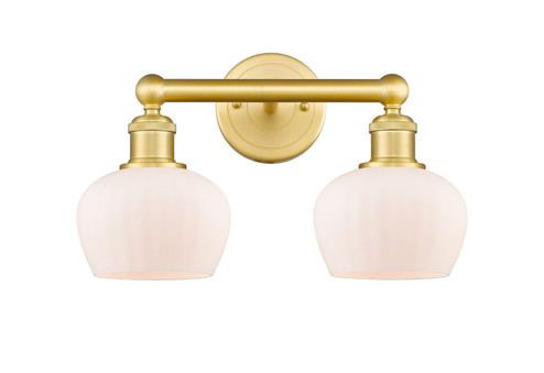 Edison Two Light Bath Vanity in Satin Gold (405|616-2W-SG-G91)