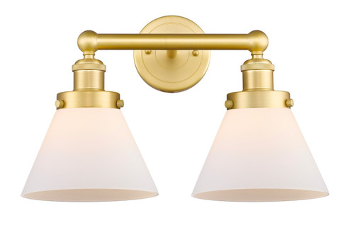 Edison Two Light Bath Vanity in Satin Gold (405|616-2W-SG-G41)