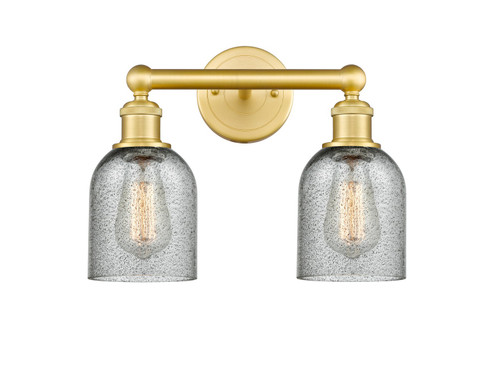 Edison Two Light Bath Vanity in Satin Gold (405|616-2W-SG-G257)