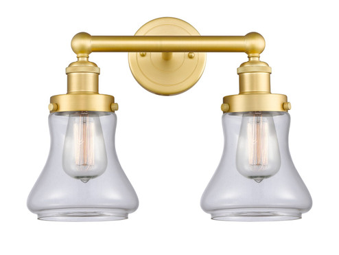 Edison Two Light Bath Vanity in Satin Gold (405|616-2W-SG-G192)