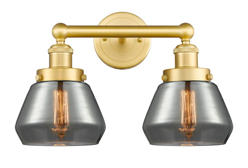 Edison Two Light Bath Vanity in Satin Gold (405|616-2W-SG-G173)