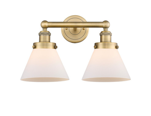 Edison Two Light Bath Vanity in Brushed Brass (405|616-2W-BB-G41)