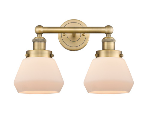 Edison Two Light Bath Vanity in Brushed Brass (405|616-2W-BB-G171)
