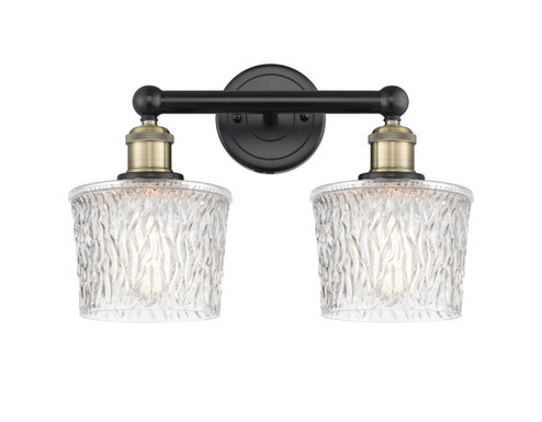 Edison Two Light Bath Vanity in Black Antique Brass (405|616-2W-BAB-G402)