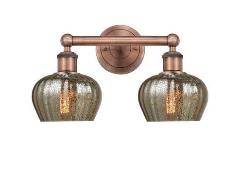 Edison Two Light Bath Vanity in Antique Copper (405|616-2W-AC-G96) Edison Two Light Bath Vanity in Antique Copper (405|616-2W-AC-G96)